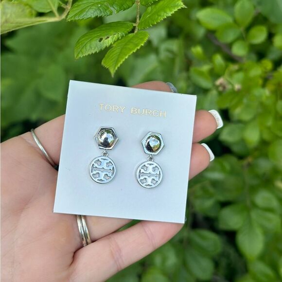 Tory Burch Jewelry - Tory Burch Logo Drop Earrings